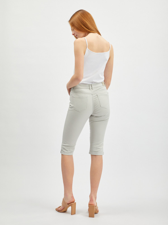 Orsay Hellgraue Damen Crop Jeans ORSAY
