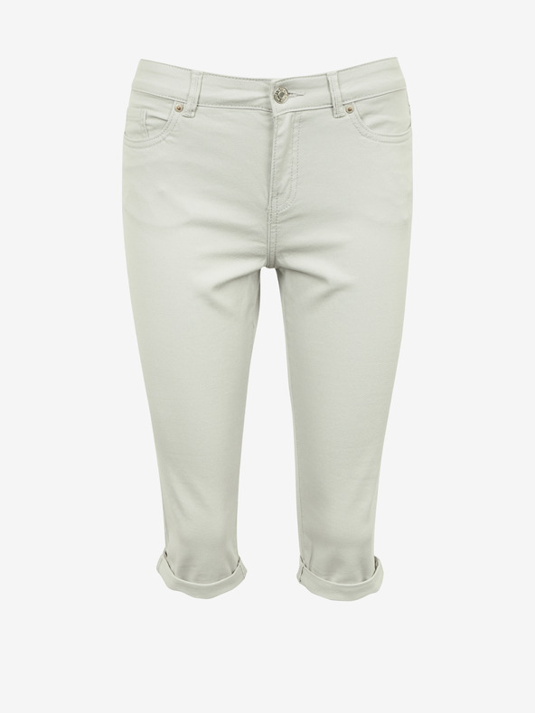 Orsay Hellgraue Damen Crop Jeans ORSAY