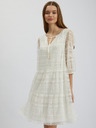 Orsay Weißes Damenkleid mit Spitze ORSAY