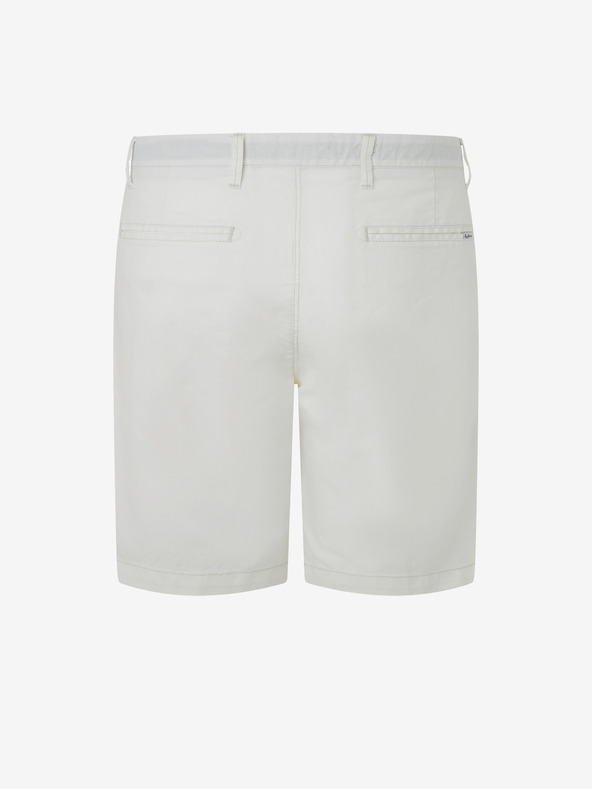 Pepe Jeans Weiße Herren Shorts aus Leinenmischung Pepe Jeans