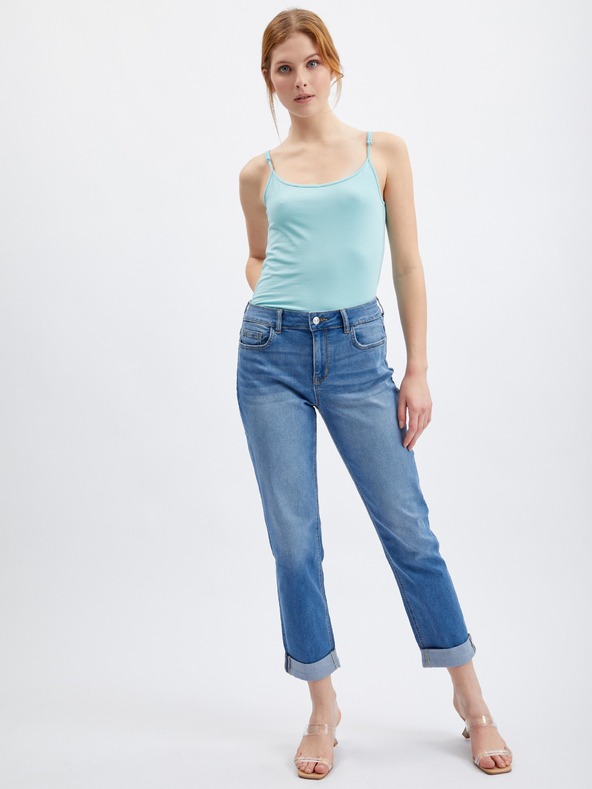 Orsay Hellblaues Damen-Tanktop ORSAY