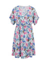 Orsay Hellblaues geblümtes Kleid ORSAY