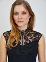 Orsay Schwarze Bluse mit Spitze ORSAY