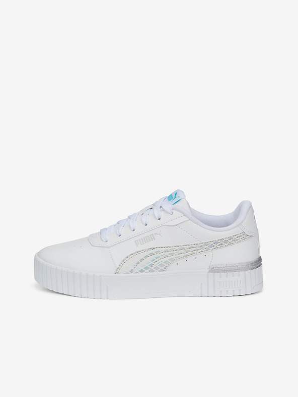 Puma Carina 2.0 Mermaid Jr Kinder Tennisschuhe Weiß