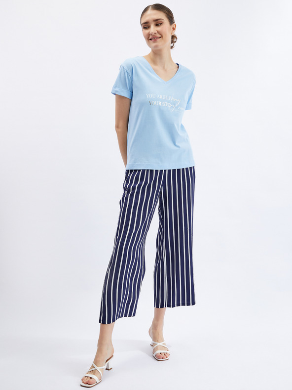 Orsay Hellblaues Damen-T-Shirt ORSAY