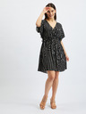 Orsay Schwarzes gestreiftes Damenkleid ORSAY