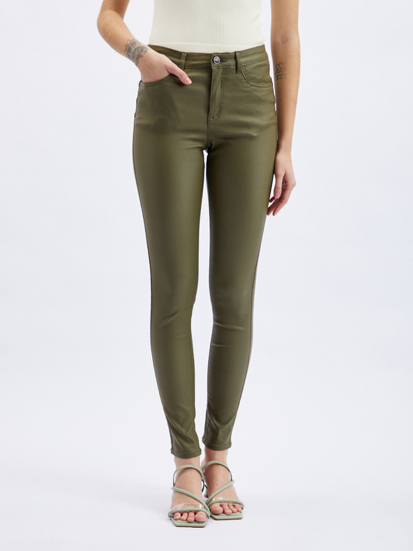 Orsay Khaki Damen Skinny Fit Hose ORSAY