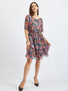 Orsay Rot-schwarzes Damen-Blumenkleid ORSAY