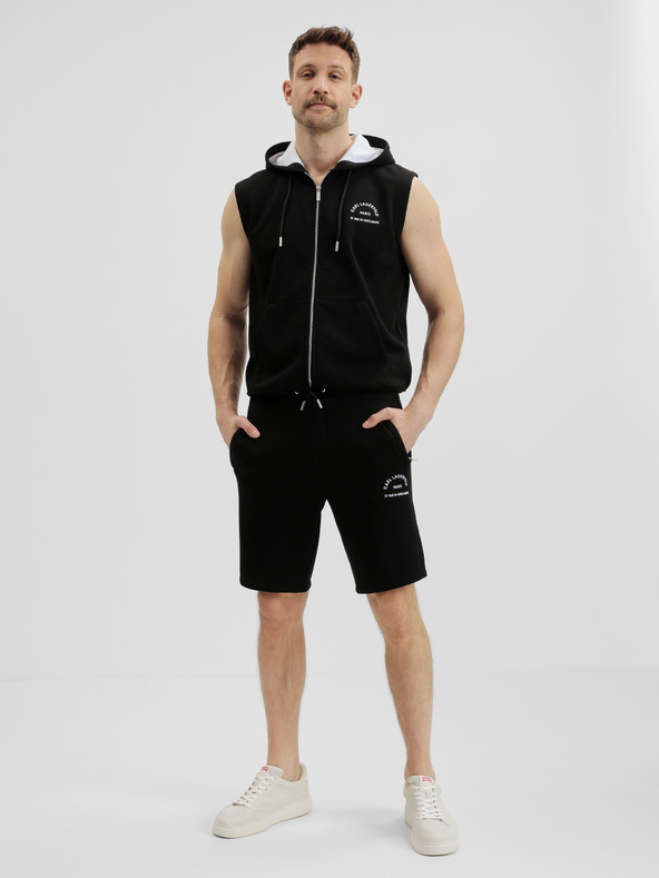 Karl Lagerfeld Schwarze Herren-Sweatpants KARL LAGERFELD