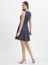 Orsay Dunkelblau gepunktetes Damenkleid von ORSAY