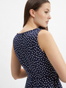 Orsay Dunkelblau gepunktetes Damenkleid von ORSAY