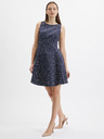 Orsay Dunkelblau gepunktetes Damenkleid von ORSAY
