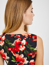 Orsay Rot-schwarzes Damen-Blumenkleid ORSAY