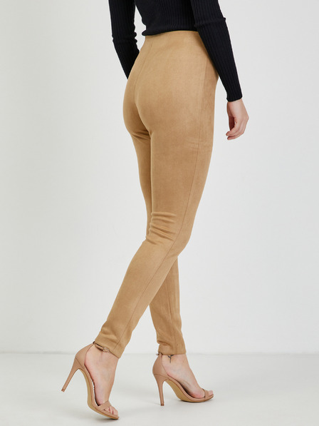 Orsay Hellbraune Damenhose Wildleder ORSAY