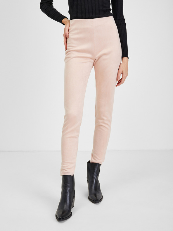 Orsay Hellrosa Damenhosen Wildleder ORSAY
