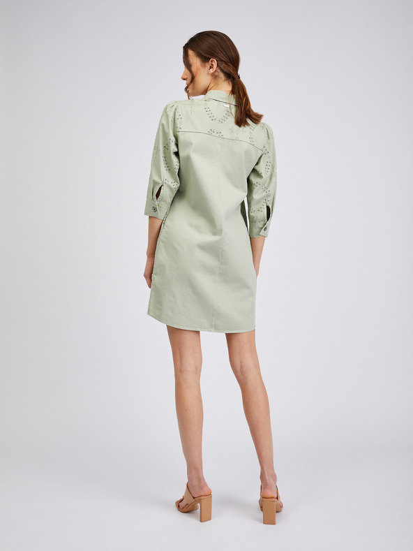 Orsay Hellgrünes Damen-Denim-Kleid ORSAY