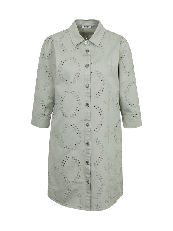 Orsay Hellgrünes Damen-Denim-Kleid ORSAY