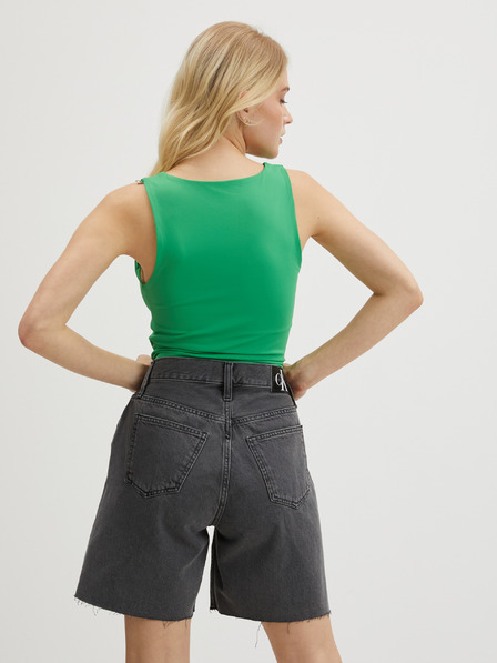 ONLY Grünes Basic-Tank-Top für Damen ONLY Ea