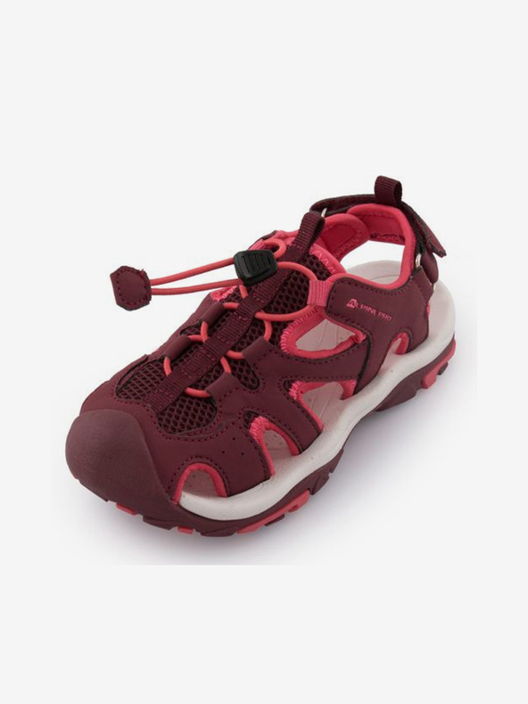 ALPINE PRO ALPINE PRO Lamego burgunderfarbene Mädchen-Sport-Sandalen