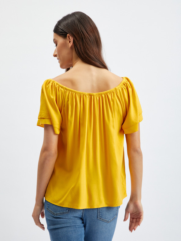 Orsay Gelbe Damenbluse ORSAY