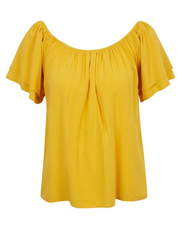 Orsay Gelbe Damenbluse ORSAY