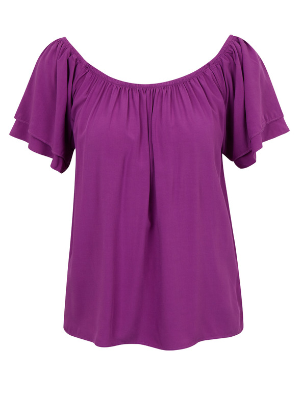 Orsay Lila Damenbluse ORSAY