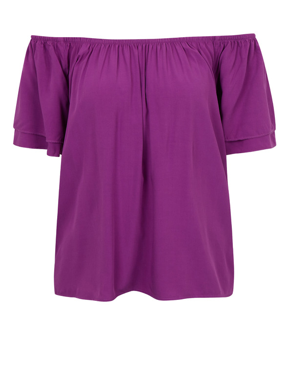 Orsay Lila Damenbluse ORSAY