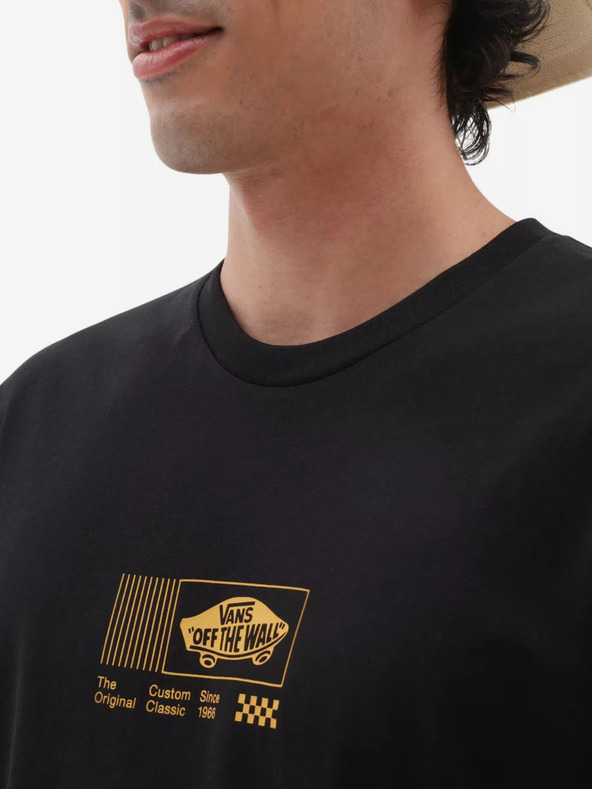 Vans Schwarzes Herren VANS Transfixed 3 SS Tee II