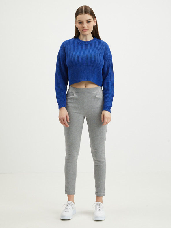 ONLY Dunkelblauer Damen-Cropped-Pullover ONLY Malavi