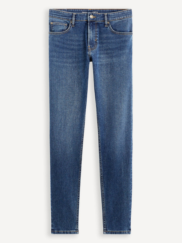 Celio Blaue Herren-Skinny-Fit-Jeans Celio C45 Doskinny