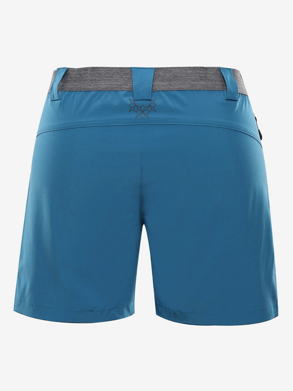 ALPINE PRO Schnelltrocknende Damen-Shorts ALPINE PRO ZAMBA blau