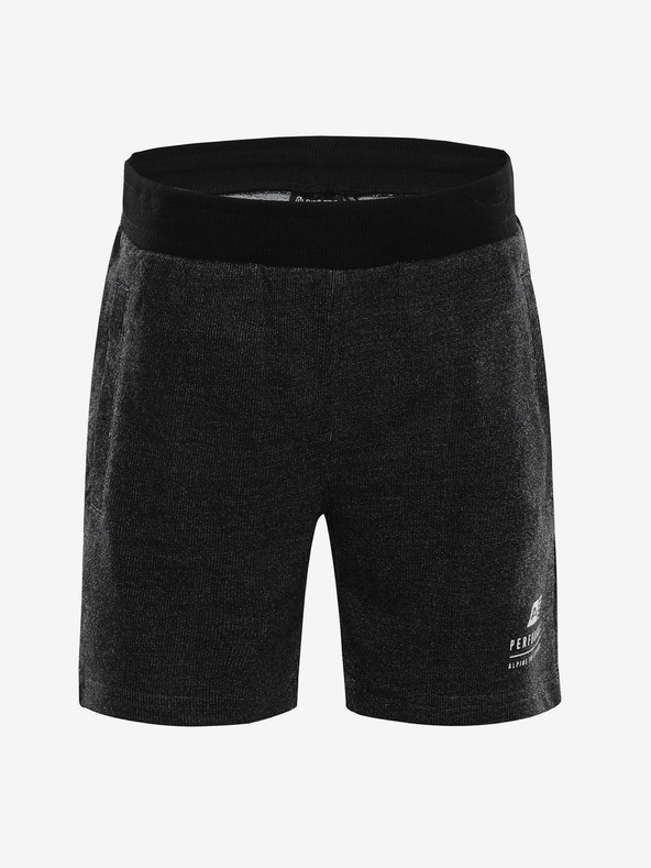 ALPINE PRO Theco Kindershorts Schwarz