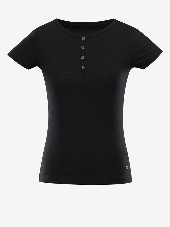 ALPINE PRO Damen Baumwoll-T-Shirt ALPINE PRO CASTA schwarz