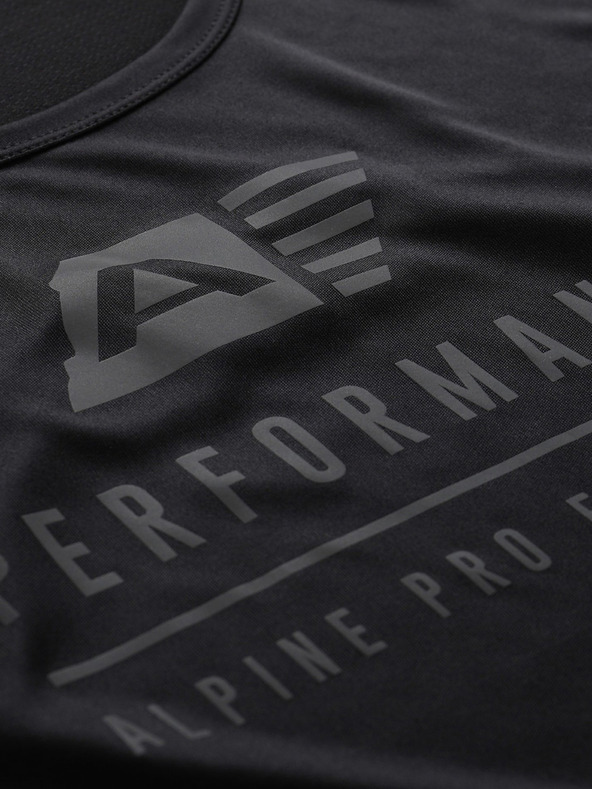 ALPINE PRO Schnelltrocknendes Herren-Tank-Top ALPINE PRO MIXED schwarz