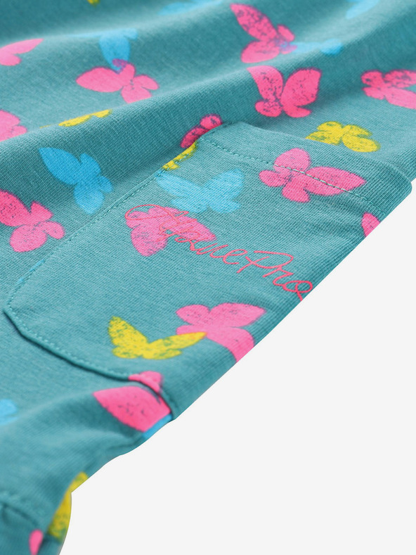 ALPINE PRO Kinderkleid ALPINE PRO DARESO grün