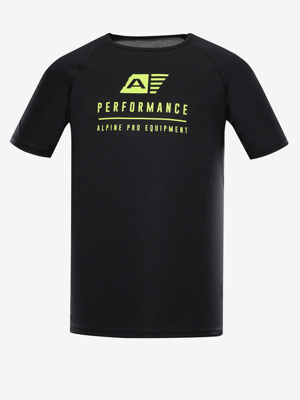 ALPINE PRO Herren Funktionsshirt mit Cool-Dry ALPINE PRO PANTHER schwarz