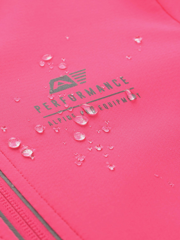 ALPINE PRO Kinder-Softshelljacke mit Membrane ALPINE PRO MULTO rosa