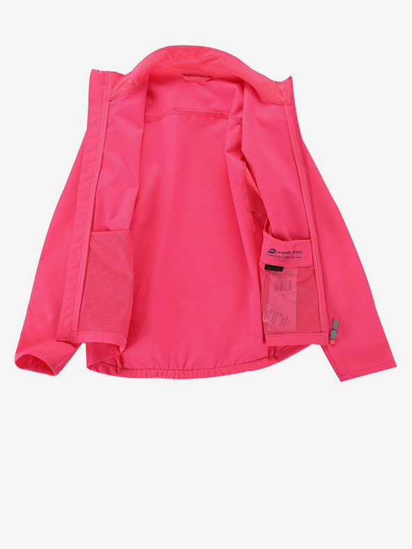 ALPINE PRO Kinder-Softshelljacke mit Membrane ALPINE PRO MULTO rosa
