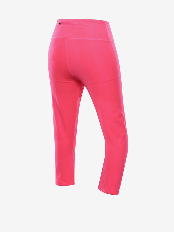 ALPINE PRO Schnell trocknende Damen-Capri-Leggings ALPINE PRO NORVA rosa