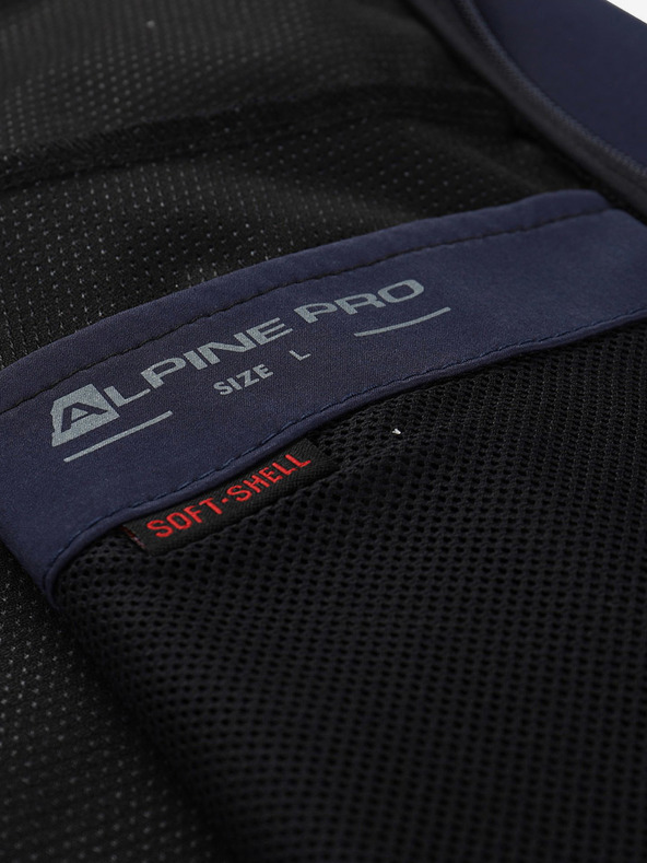 ALPINE PRO Herren-Softshelljacke mit Membrane ALPINE PRO MULT blau