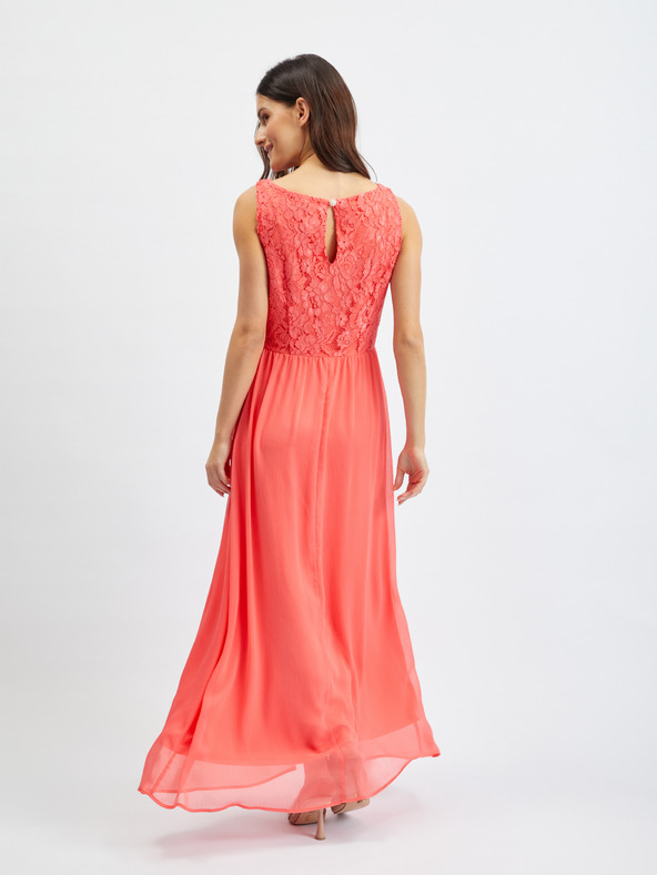 Orsay Rosa Damen-Spitzen-Maxikleid ORSAY