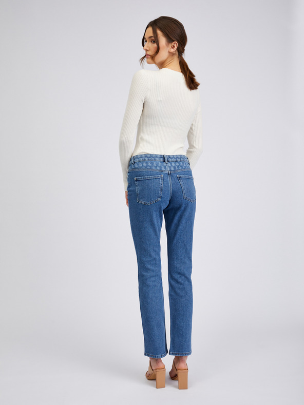 Orsay Blaue Straight Fit Damen Jeans ORSAY