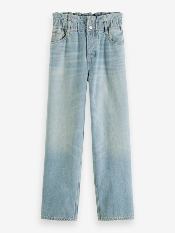 Scotch & Soda Hellblaue Damenjeans mit weitem Bein Scotch & Soda