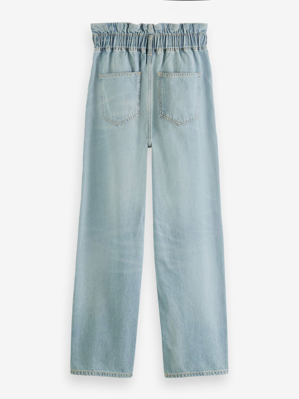 Scotch & Soda Hellblaue Damenjeans mit weitem Bein Scotch & Soda