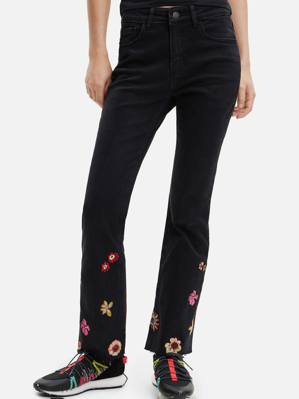 Desigual Nicole Jeans Schwarz