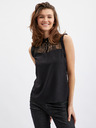 Orsay Schwarze Damenbluse mit Spitzendetail von ORSAY