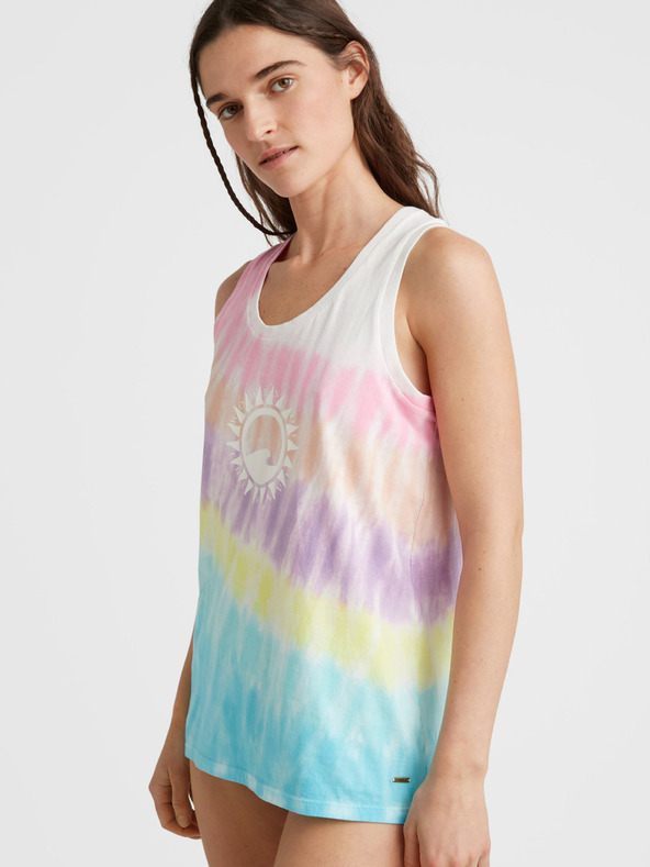 O'Neill Rosa und türkisfarbenes Damen O'Neill WOW TANKTOP Tank-Top