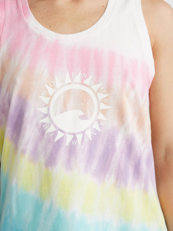 O'Neill Rosa und türkisfarbenes Damen O'Neill WOW TANKTOP Tank-Top