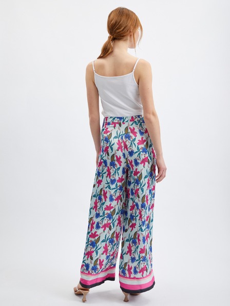 Orsay Helle blaue geblümte Damenhose ORSAY