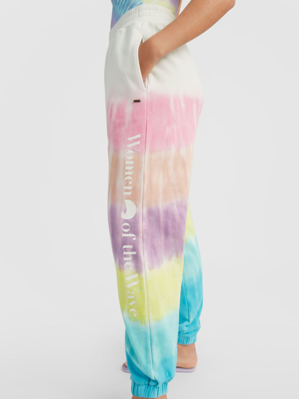 O'Neill Rosa und türkisfarbene O'Neill WOMEN OF THE WAVE PANTS für Damen